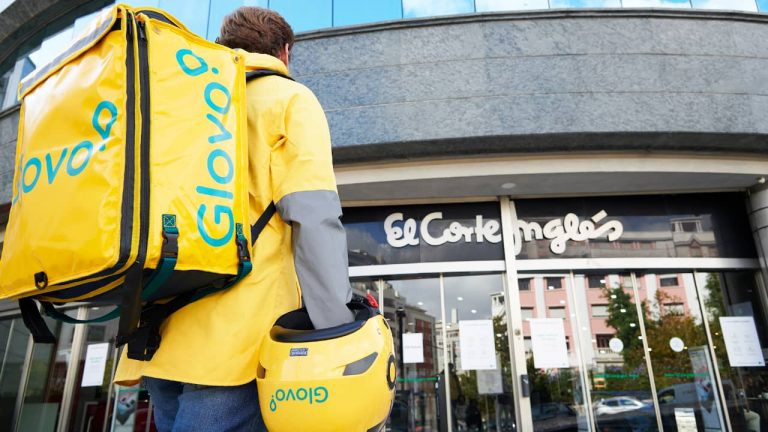 Glovo já faz entregas do El Corte Inglés em casa