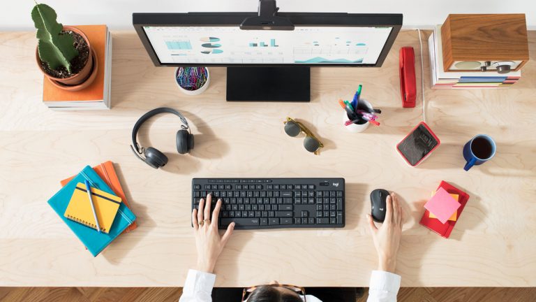 O novo conjunto de teclado e rato da Logitech não faz barulho