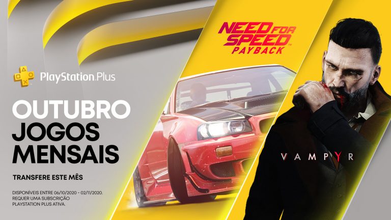 Need for Speed, Vampyr e mais chegam ao PS Plus em outubro
