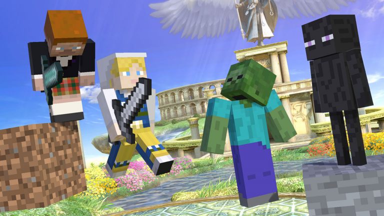 Super Smash Bros. Ultimate recebe personagens de Minecraft