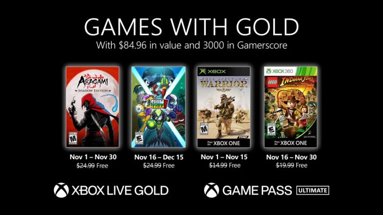 Assassinos, guerras e aventuras no Xbox Games With Gold de novembro
