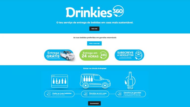 Drinkies 360. Nova plataforma da Central de Cervejas permite receber (e depois devolver) garrafas de vidro de várias bebidas