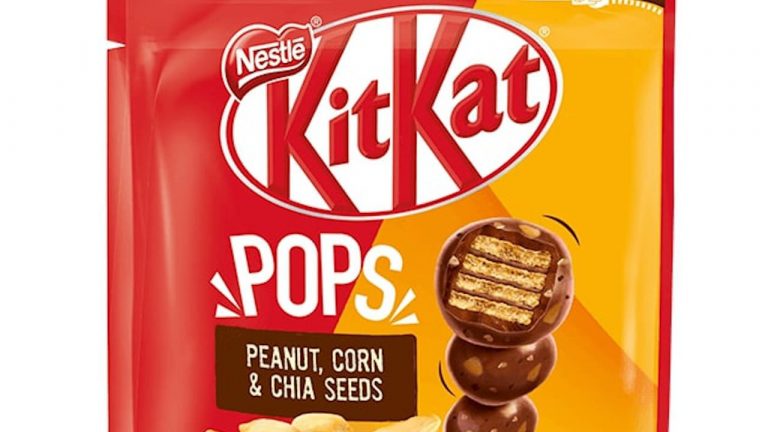 Os KitKat Pops têm uma variedade de amendoim, milho e sementes de chia