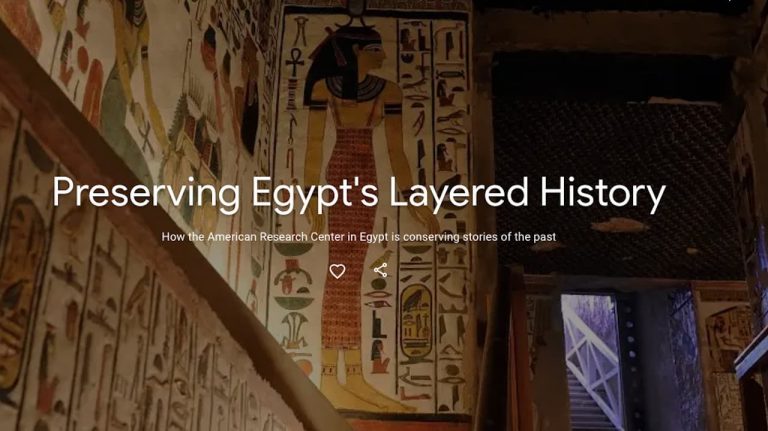 Google Arts & Culture mostra a profundidade e a diversidade da herança cultural egípcia