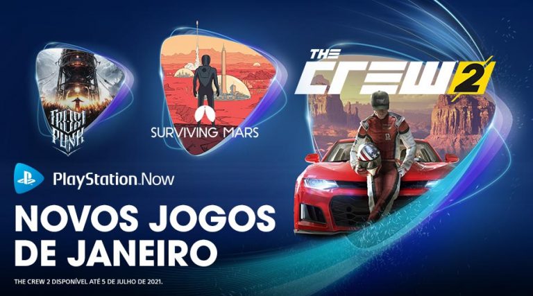 Corridas e sobrevivência em Marte no PS Now em janeiro