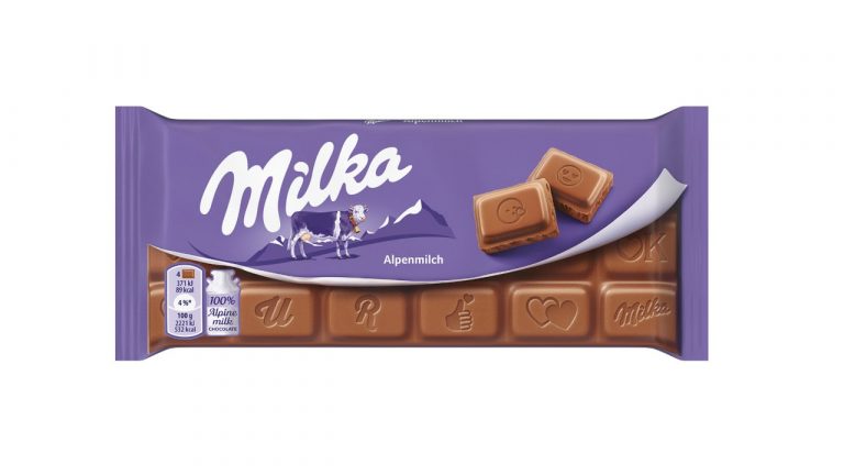 A nova tablete de chocolate da Milka promove a partilha de mensagens amorosas