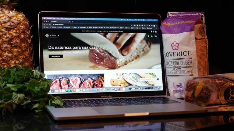 Hestia. Neste site podem comprar produtos somente acessíveis a restaurantes e hotéis