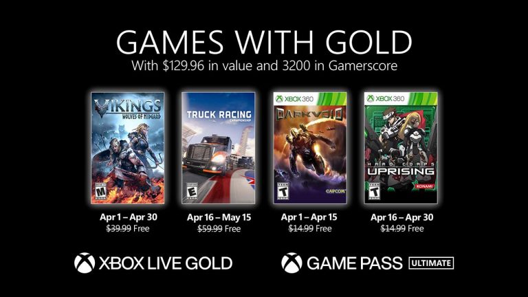 Estas são as ofertas do Xbox Games With Gold de abril