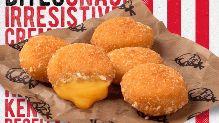 As novidades da KFC vêm cheias de molho de queijo