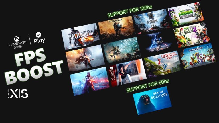 O FPS Boost liberta 120hz a mais 12 jogos na Xbox Series X|S