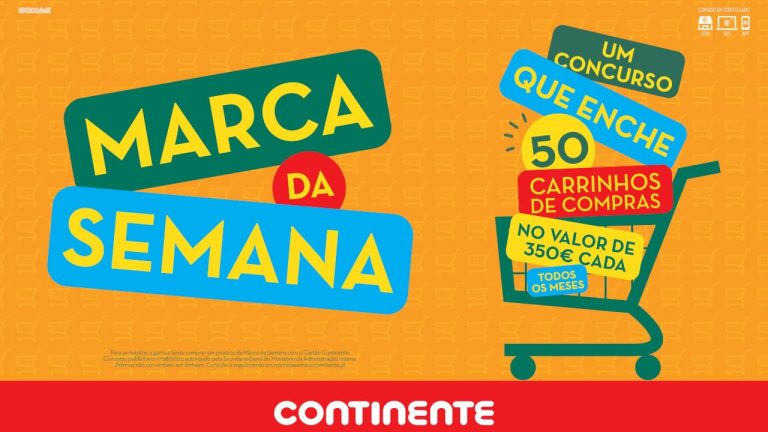 Continente vai sortear 600 carrinhos de compras no valor de 210 mil euros