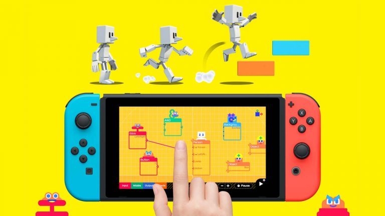 Game Builder Garage chega à Nintendo Switch para ensinar programação