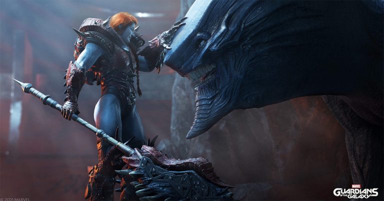 Marvel’s Guardians of the Galaxy revelam Lady Hellbender num divertida cinemática