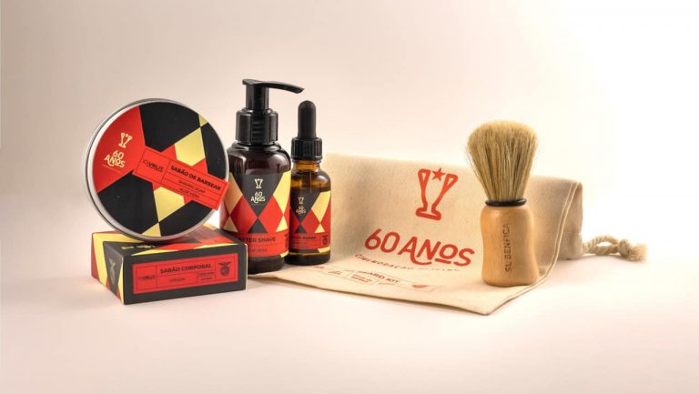 Já podem ter uma linha de cosmética masculina do Benfica