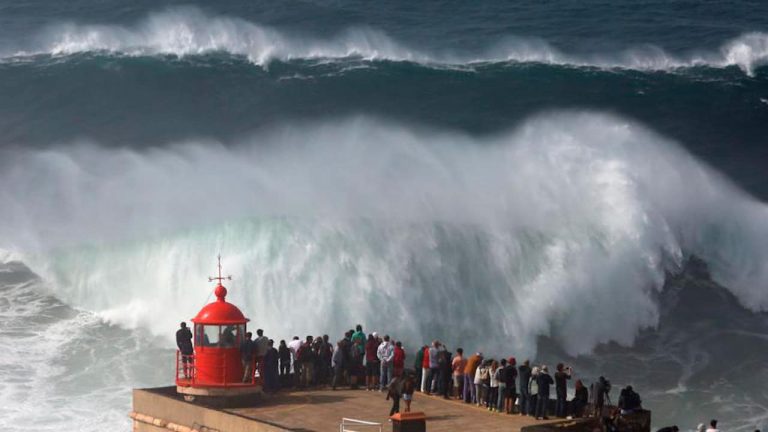 Já é possível ver as ondas da Nazaré sem sair de casa
