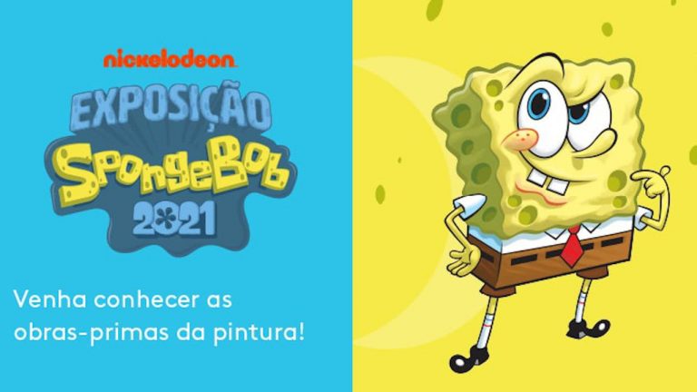 Nova exposição do LoureShopping mostra SpongeBob em grandes obras de arte mundiais