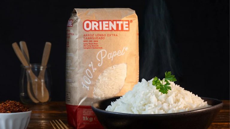 Chegou a Portugal a primeira embalagem de arroz 100% em papel