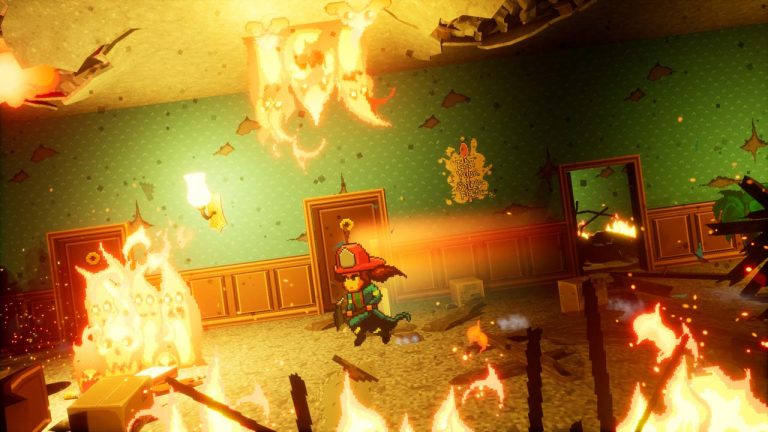 Firegirl: Hack’n Splash Rescue – Um fogo intenso e irritante