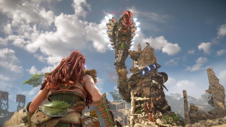 Horizon Forbidden West revela novas criaturas no seu curto trailer