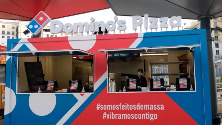 Domino’s leva algumas pizzas ao Estádio da Luz em dias de jogo