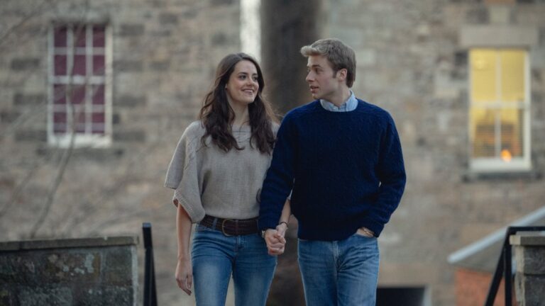Príncipe William (Ed Mcey) e Kate Middleton (Meg Bellamy), The Crown temporada 6