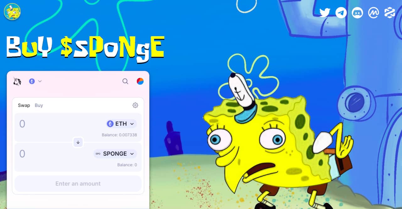 Shitcoin Sponge