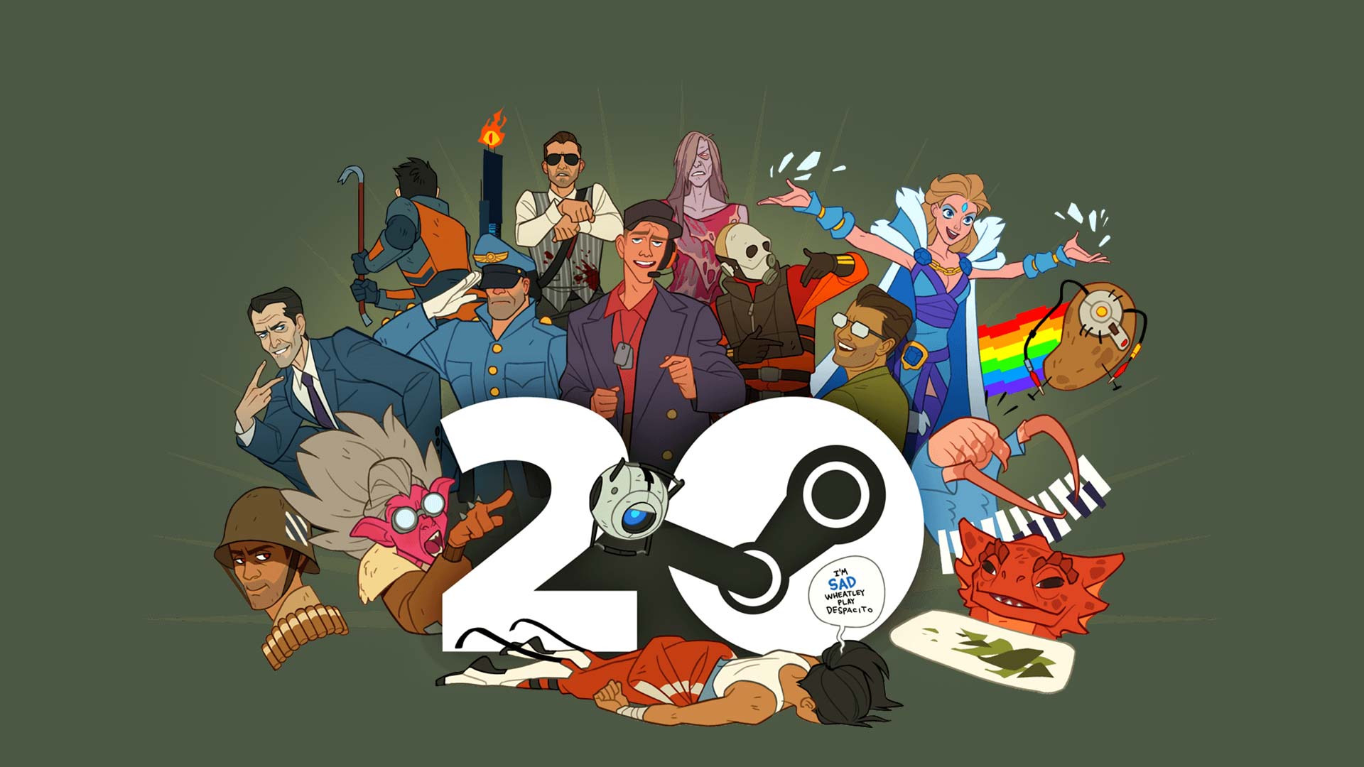 Steam celebra 20 años con un 90% de descuento en algunos de los mejores juegos