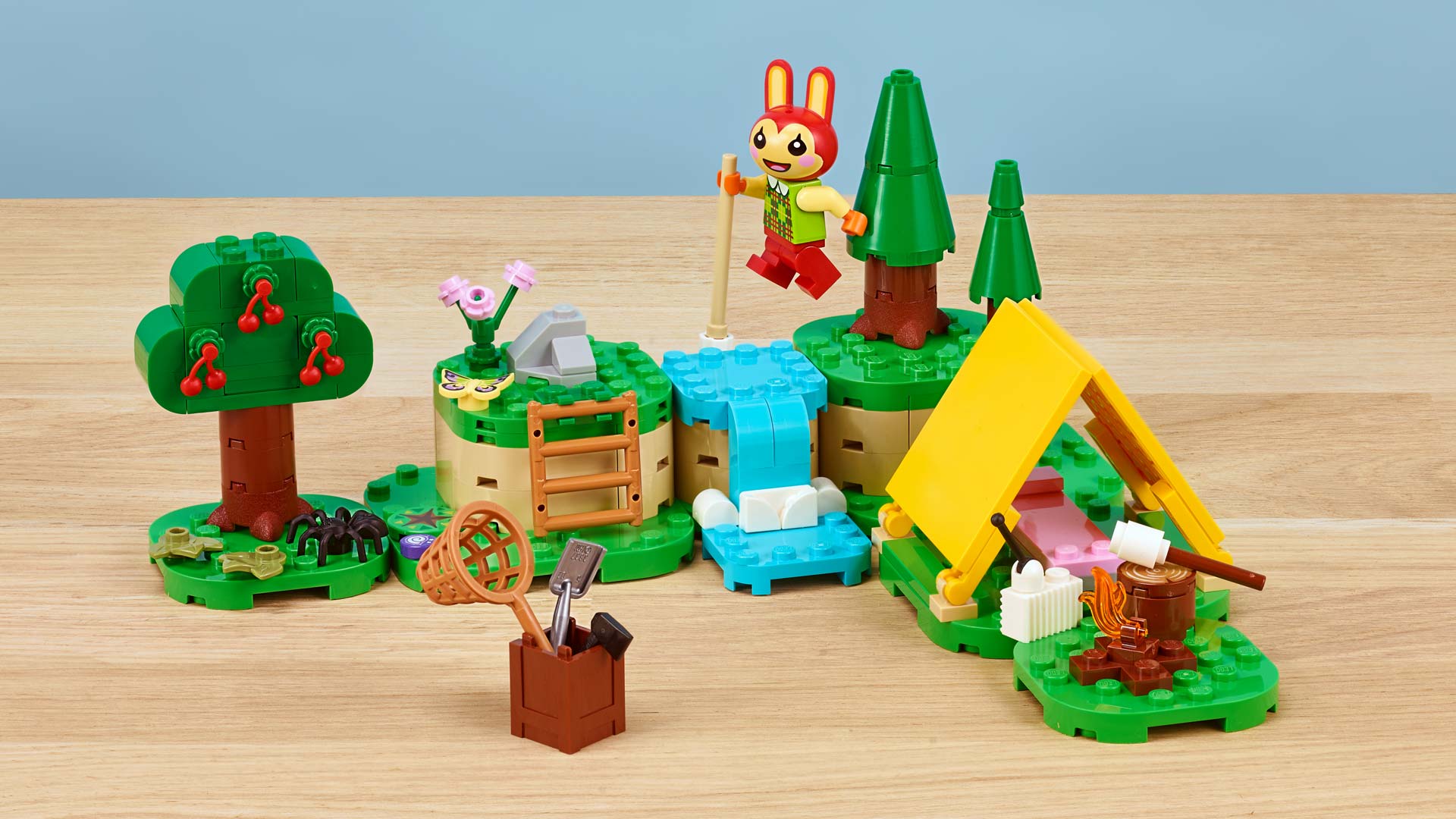 lego animal crossing atividades ao ar livre da bunnie 77047