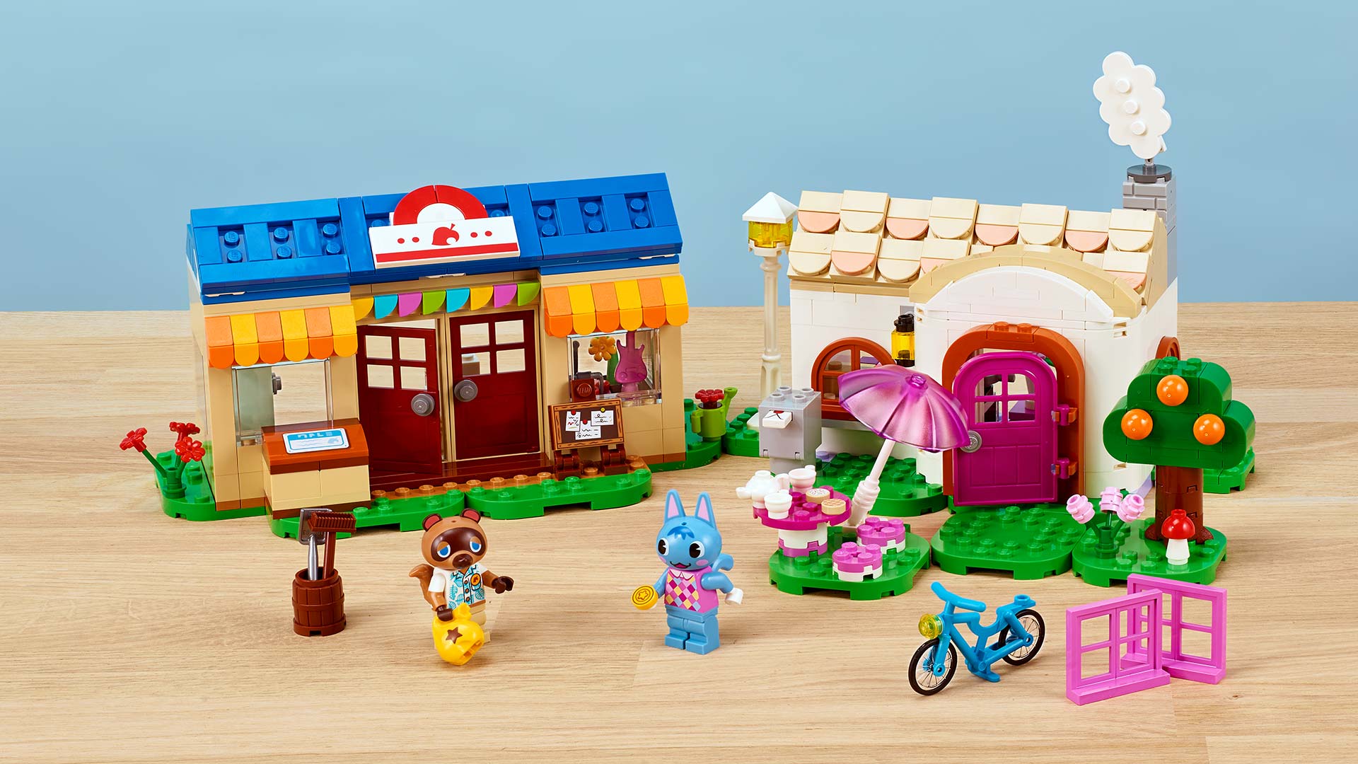 lego animal crossing nooks cranny e casa da rosie 77050