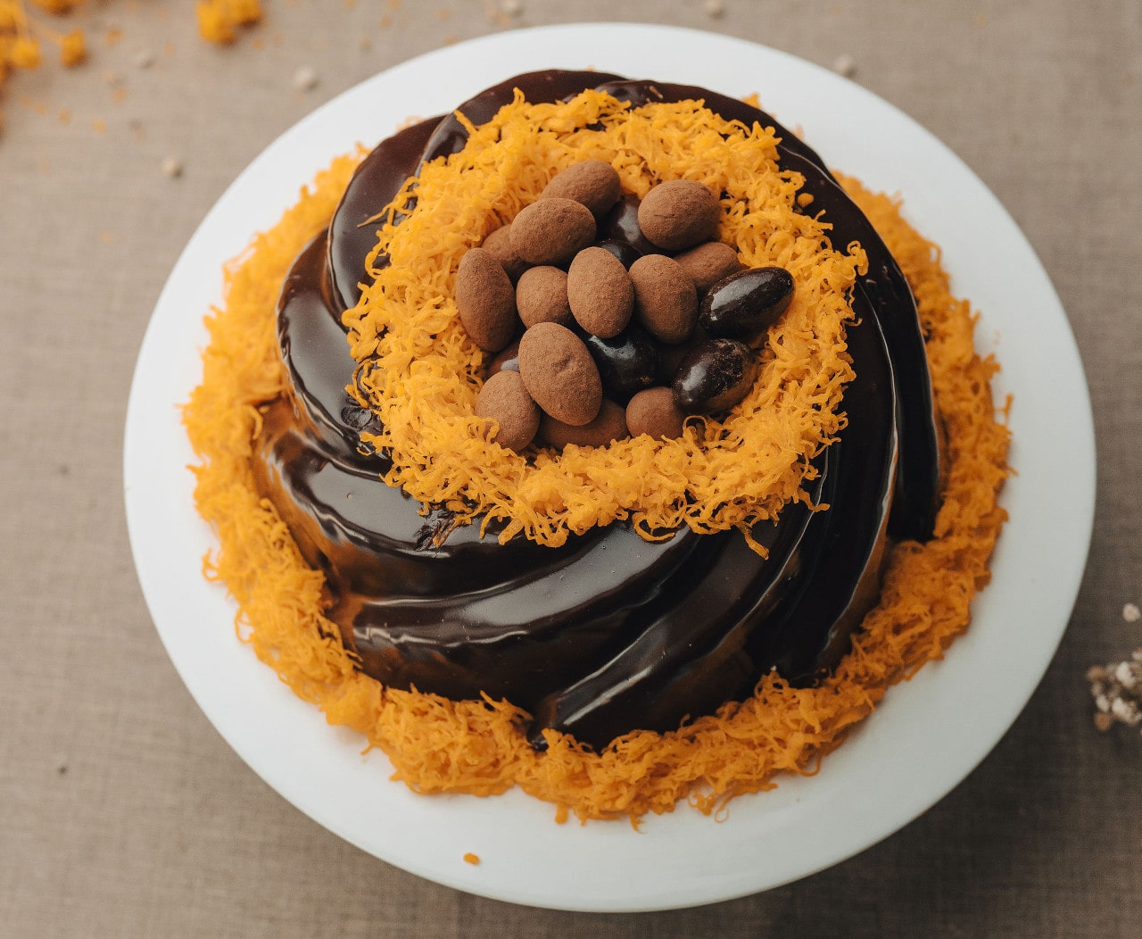 5 ovos recheados, uma Taça e um Ninho. É esta a proposta dos Doces Teresa Pyrrait para a Páscoa 5 ninho pascoa doces teresa pyrrait pascoa 2024