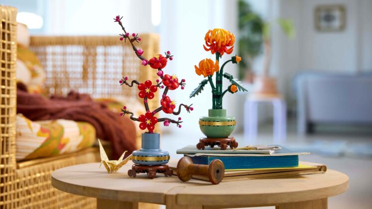 LEGO Flor de Ameixa e LEGO Crisântemo