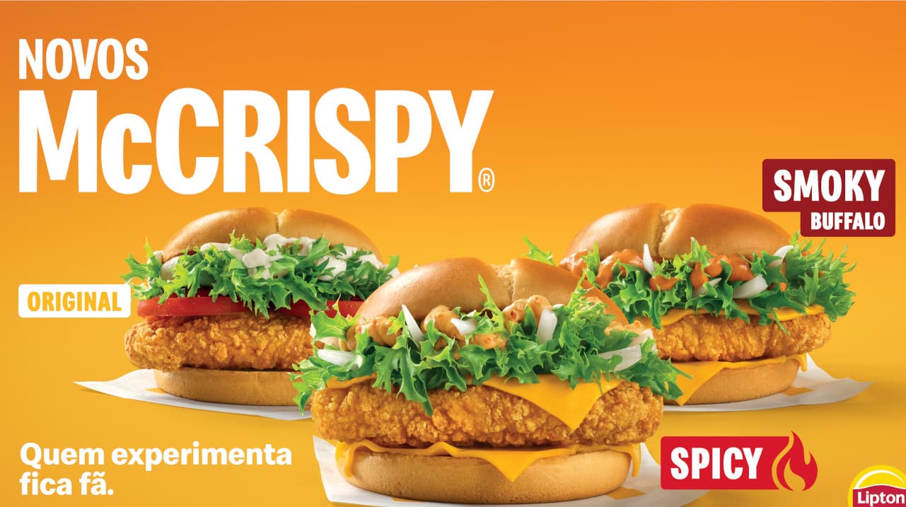 McCrispy da McDonald's passa a contar com duas novas receitas