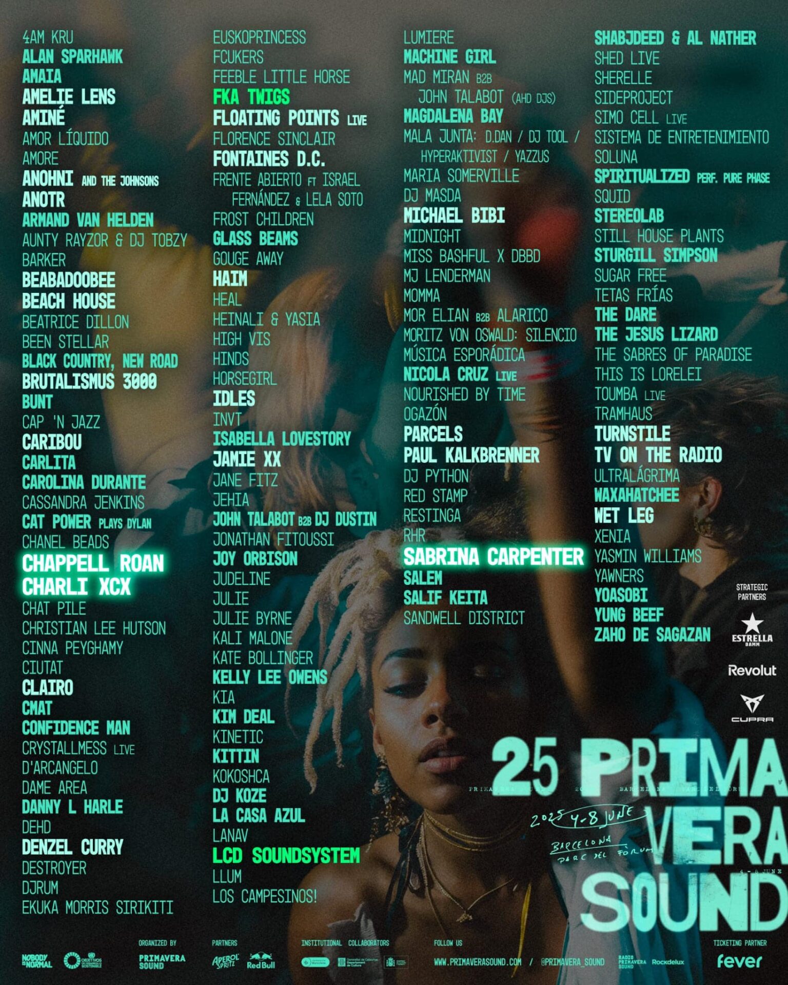 Primavera Sound Barcelona 2025 - Cartaz