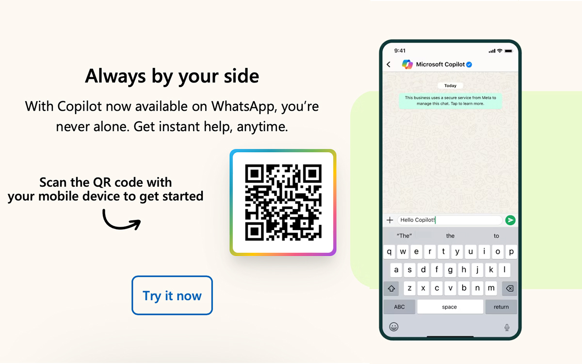 copilot QR code