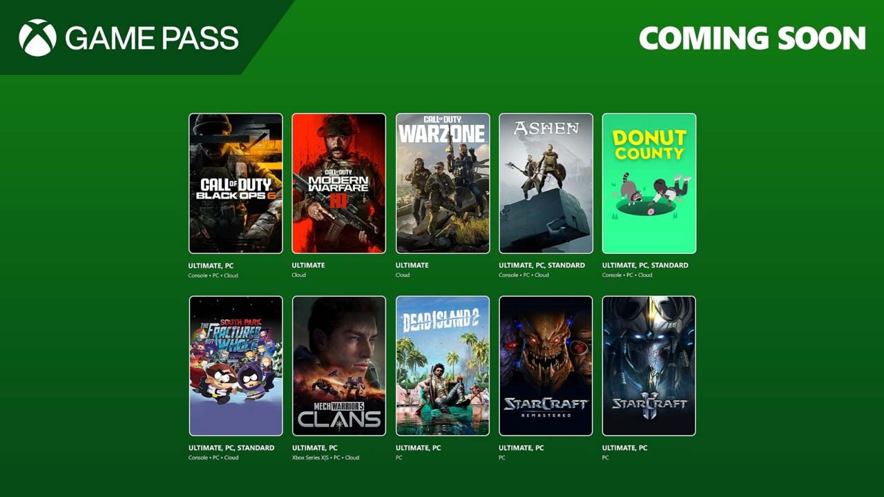 novidades de outubro xbox game pass 2024 2