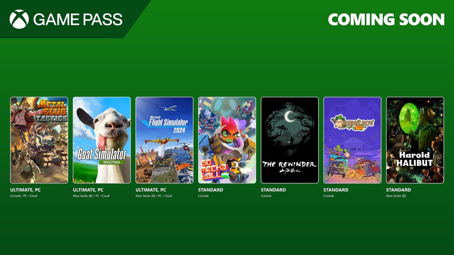 Xbox Game Pass para Novembro 1