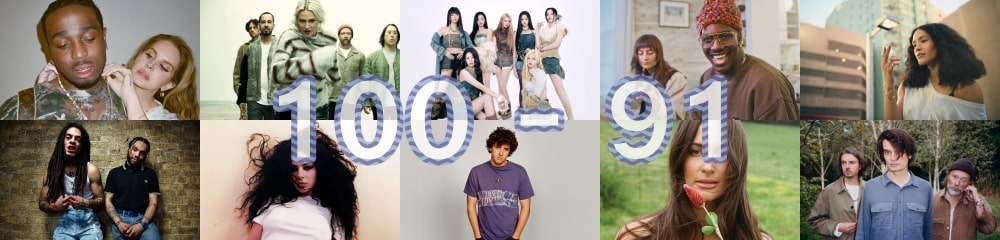 100 melhores músicas de 2024 - do número 100 ao 91