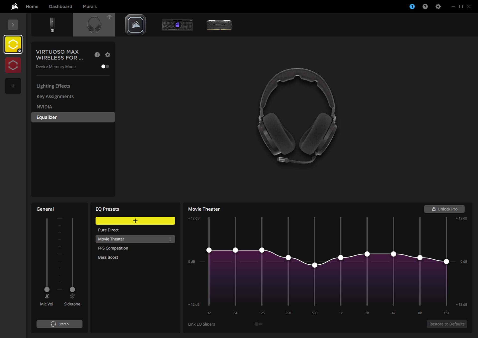 Corsair Virtuoso Max Wireless For Xbox icue