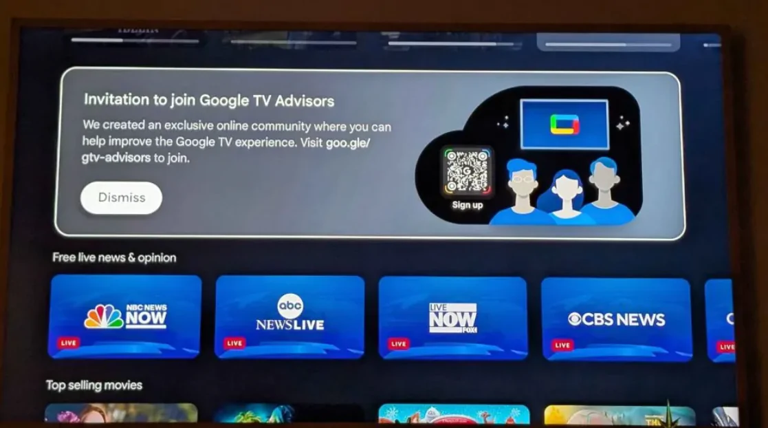 Google TV Advisors