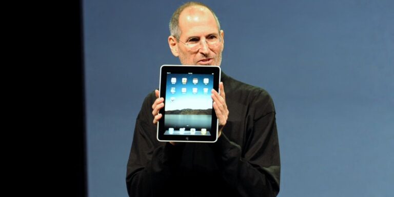 Steve Jobs com iPad