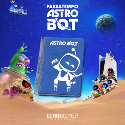 Caderno Astro Bot (Echo Boomer / PlayStation)