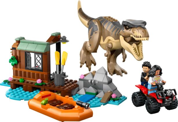 LEGO Jurassic World Rebirth Fuga Pelo Rio do T. rex (76975)