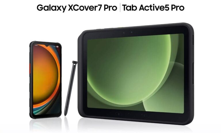 Galaxy XCover7 Pro e Galaxy Tab Active5 Pro