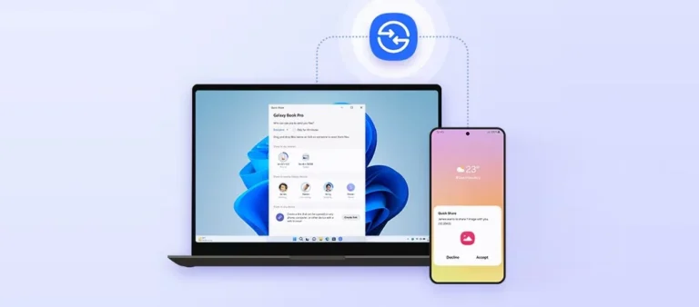 A Google e a Samsung unificaram a experiência do Quick Share no sistema operativo Windows