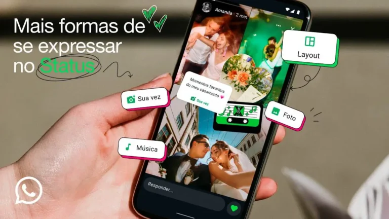 Os Estados do WhatsApp preparam-se para receber extensões criativas