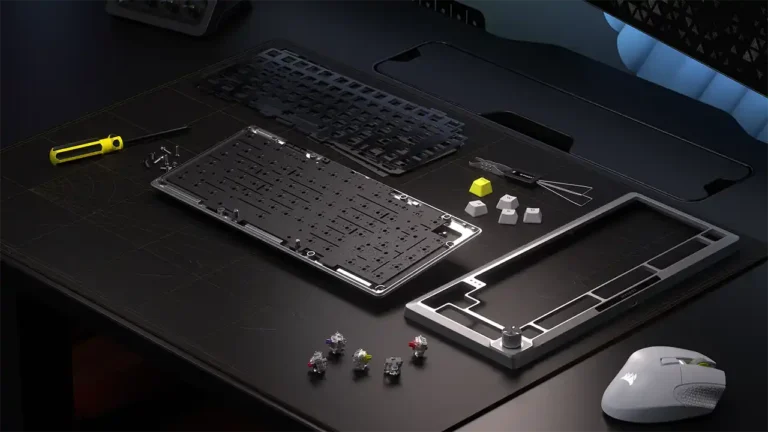 A CORSAIR revelou o kit de teclado MAKR 75 e plataforma Web Hub dedicada à personalização de periféricos
