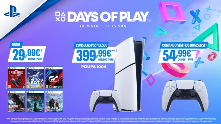A PlayStation revelou as promoções e ofertas dos Days of Play 2025