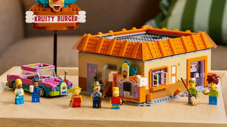LEGO revela set LEGO Icons The Simpsons com réplica do restaurante Krusty Burger