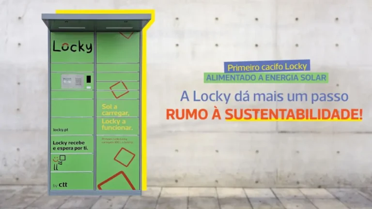 Já há um cacifo Locky alimentado a energia solar em Portugal