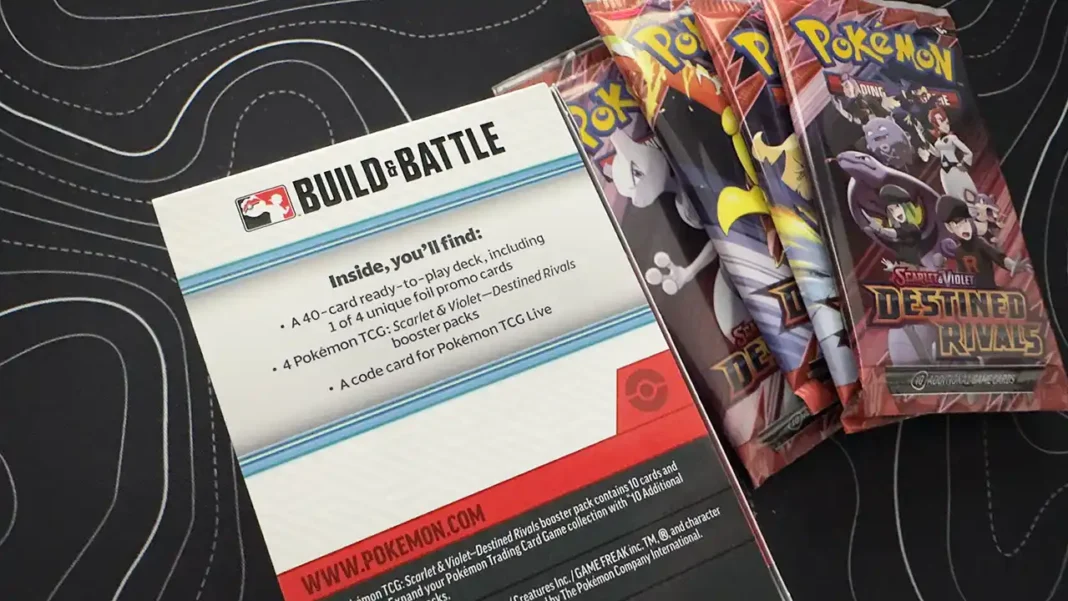 Pok&eacute;mon TCG Scarlet & Violet &ndash; Destined Rivals - Build and Battle Deck